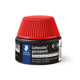 Folienstifte-Nachfüllstation Lumocolor 15ml rot wasserfest Staedtler 48717-2 Produktbild