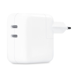 Apple Netzteil - 35 Watt - 2 Ausgabeanschlussstellen (24 pin USB-C) Produktbild