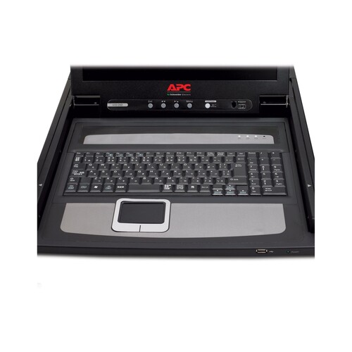 APC LCD Console - KVM-Konsole - 43.2 cm (17") Produktbild Additional View 2 L
