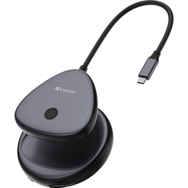 Wireless Adapter Share My Screen USB-C HDMI 4K 10m Reichweite Verbatim 32147 Hub WDA-02, USB 2.0-A, Kabel Produktbild