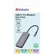 Hub CMH-05 USB 3.1-C Multiport 5 Ports 3xUSB, 1x HDMI 4K, Verbatim 32150 1x RJ45 Gigabit Produktbild Additional View 1 S