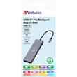 Hub CMH-13 USB 3.1-C Multiport 13 Ports 8xUSB, 2x HDMI 4K, Verbatim 32153 1xRJ45 Gigabit, 1xSD, 1xmicroSD u.a. Produktbild Additional View 1 S
