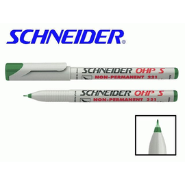 Folienstift Maxx 221 S 0,4mm superfein grün wasserlöslich Schneider 112504 Produktbild