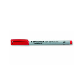 Folienstift Lumocolor 311 S 0,4mm superfein rot wasserlöslich Staedtler 311-2 Produktbild