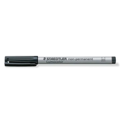 STAEDTLER Folienstift Lumocolor M non-permanent 315-9 schwarz OHP Pen Marker NEU