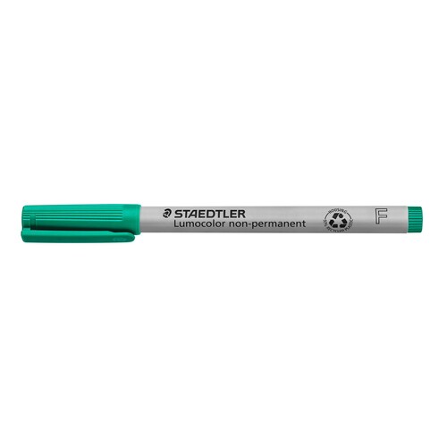Folienstift Lumocolor 316 F 0,6mm fein grün wasserlöslich Staedtler 316-5 Produktbild Additional View 1 L