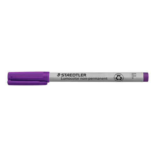 Folienstift Lumocolor 316 F 0,6mm fein violett wasserlöslich Staedtler 316-6 Produktbild Additional View 1 L