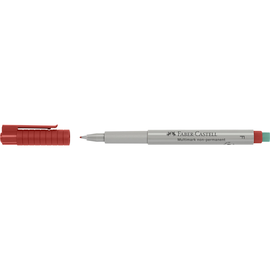 Folienstift Multimark F 0,6mm fein rot wasserlöslich Faber Castell 151421 Produktbild