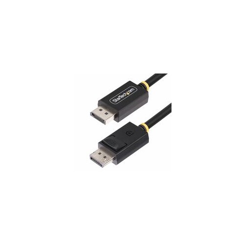 StarTech.com 1m DisplayPort 2.1 Cable, VESA-Certified, DP80 DP 2.1 Cable - DisplayPort-Kabel - Displ Produktbild Front View L