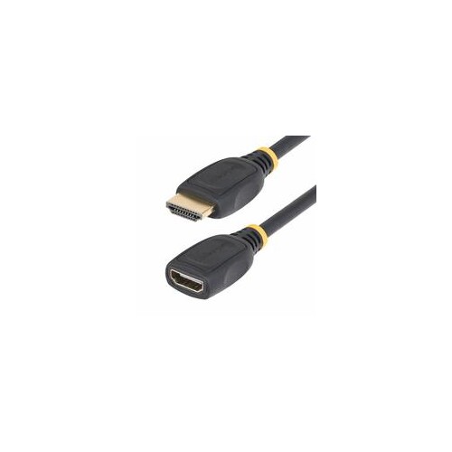 StarTech.com 3.3ft HDMI 2.0 Extension Cable, 4K 60Hz, M/F Produktbild Front View L