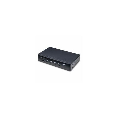 StarTech.com 4-Port DisplayPort KVM Switch, 4K 60Hz, TAA Compliant Produktbild Front View L