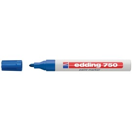 Lackmarker 750 2-4mm Rundspitze blau Edding 4-750003 Produktbild