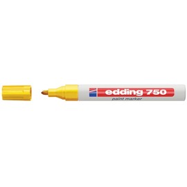 Lackmarker 750 2-4mm Rundspitze gelb Edding 4-750005 Produktbild