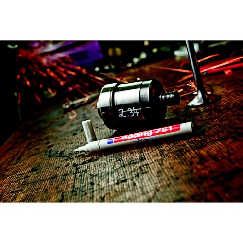 Lackmarker 751 1-2mm Rundspitze blau Edding 4-751003 Produktbild Additional View 1 L