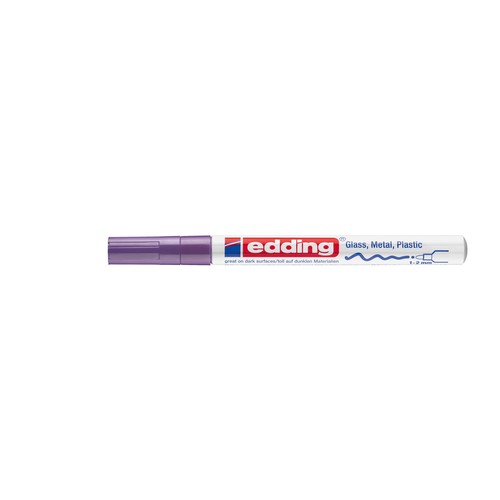 Lackmarker 751 Glanzlack Marker 1-2mm Rundspitze violett Edding 4-751008 Produktbild