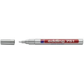 Lackmarker 751 1-2mm Rundspitze silber Edding 4-751054 Produktbild