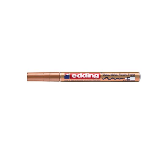 Lackmarker 751 Glanzlack Marker 1-2mm Rundspitze kupfer Edding 4-751-9-055 Produktbild