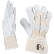 OX-ON Rindspaltleder-Handschuh / Worker Basic 2000 / Gr. 10 / weiß / beige Produktbild Additional View 2 S