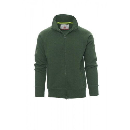 Payper PANAMA+ Sweatjacke angeraut / Gr. 5XL / grün Produktbild Front View L