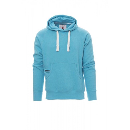 Payper ATLANTA+ Sweatshirt angeraut /  Gr. S / atollblau Produktbild Front View L