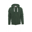 Payper DALLAS+ Sweatjacke angeraut / Gr. 4XL / grün Produktbild
