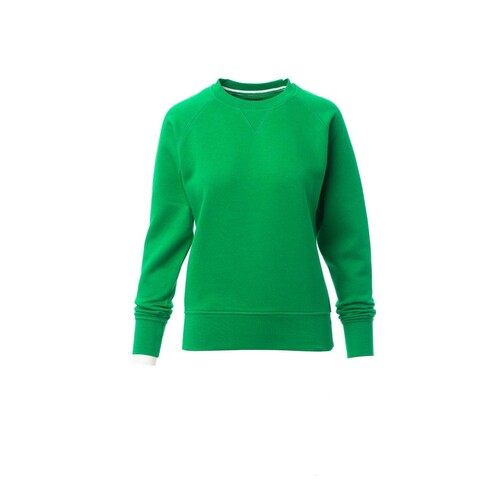 Payper MISTRAL+ LADY Damen-Sweatshirt  angeraut / Gr. XS / geleegrün Produktbild Front View L