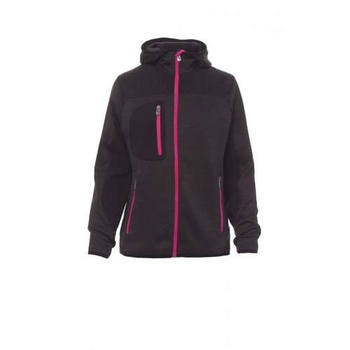 Payper TRIP LADY Damen-Strickjacke /  Gr. S / stahlgrau meliert Produktbild Front View L