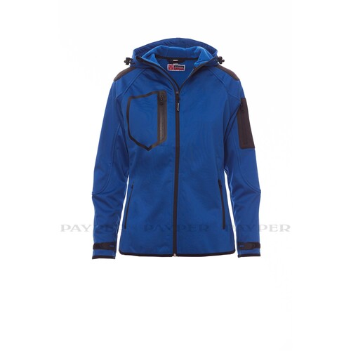 Payper EXTREME LADY Damen- Softshelljacke / Gr. XS /  blau-schwarz Produktbild