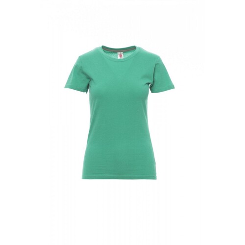 Payper SUNSET LADY Damen-T-Shirt Jersey / Gr. XS / smaragdgrün Produktbild Front View L
