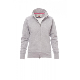 Payper PANAMA+ LADY Damen-Sweatjacke  angeraut / Gr. S / grau meliert Produktbild