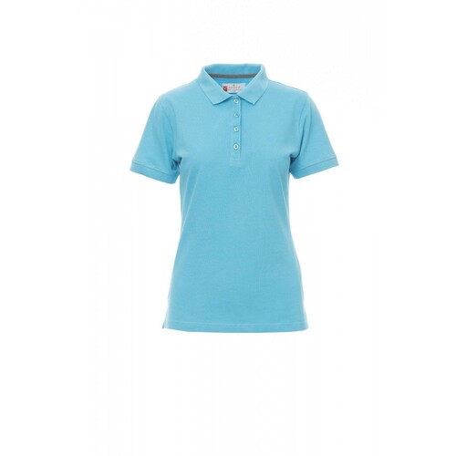 Payper VENICE LADY Damen-Poloshirt  Piqué / Gr. XS / atollblau Produktbild Front View L