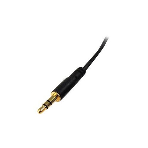 StarTech.com MU10MMS 3,5 mm Aux-Kabel (3m, schlank, St/St, Audiokabel, Kopfhörerkabel , 3,5mm Klinke Produktbild Additional View 1 L