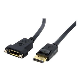 StarTech.com 3 ft. (0.9 m) Displayport Male to Female Cable - Mounting - Latched Connectors - Displa Produktbild