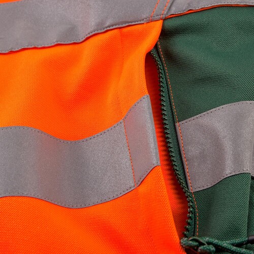 F. ENGEL Safety Arbeitsjacke Warnschutz / Gr. L / orange-grün Produktbild Additional View 2 L