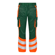F. ENGEL Safety Light Bundhose   Warnschutz / Klasse 1 / Gr. 72 /  grün-orange Produktbild Additional View 1 S