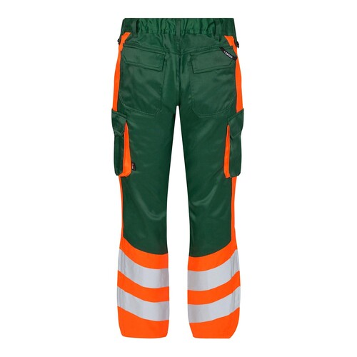 F. ENGEL Safety Light Bundhose   Warnschutz / Klasse 1 / Gr. 72 /  grün-orange Produktbild Additional View 1 L
