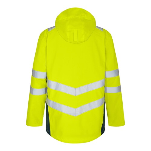 F. ENGEL Safety Shellparka   Warnschutz / Gr. L / gelb-tintenblau Produktbild Additional View 1 L