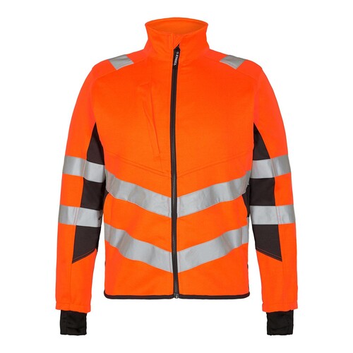 F. ENGEL Safety Arbeitsjacke Warnschutz / Gr. 5XL /  orange-anthrazitgrau Produktbild