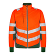 F. ENGEL Safety Softshell-Jacke   Warnschutz / Gr. 4XL / orange-grün Produktbild