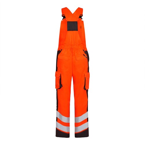 F. ENGEL Safety Light Latzhose  Warnschutz / Gr. 52 /  orange-anthrazitgrau Produktbild Additional View 1 L