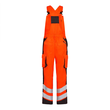 F. ENGEL Safety Light Latzhose  Warnschutz / Gr. 72 /  orange-anthrazitgrau Produktbild Additional View 1 S