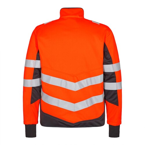 F. ENGEL Safety Softshell-Jacke   Klasse 2 / Gr. XL /  orange-anthrazitgrau Produktbild Additional View 1 L