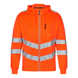 F. ENGEL Safety Sweatcardigan   Warnschutz / Gr. 4XL / orange Produktbild