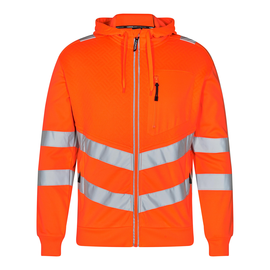 F. ENGEL Safety Sweatcardigan   Warnschutz / Gr. L / orange Produktbild