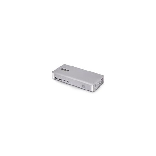 StarTech.com USB4 Docking Station, USB-C 40Gbps, Dual Video HDMI, Up to 2x 4K 60Hz 4:4:4 (RGB) Produktbild Front View L