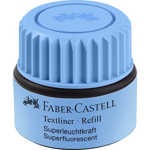 Textmarker-Nachfülltank 1549 Refill blau Faber Castell 154951 (ST=25 MILLILITER) Produktbild Front View L