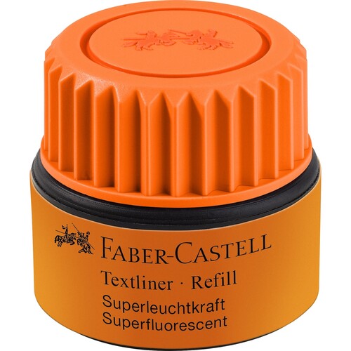 Textmarker-Nachfülltank 1549 Refill orange Faber Castell 154915 (ST=25 MILLILITER) Produktbild Front View L