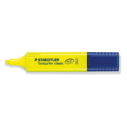Textmarker Classic 364 1-5mm Keilspitze gelb Staedtler 364-1 Produktbild Additional View 1 L