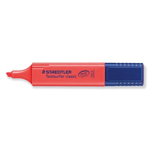 Textmarker Classic 364 1-5mm Keilspitze rot Staedtler 364-2 Produktbild Additional View 1 L