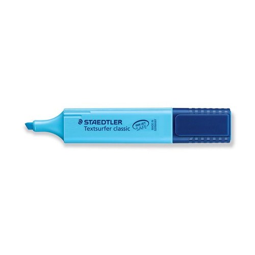 Textmarker Classic 364 1-5mm Keilspitze blau Staedtler 364-3 Produktbild Front View L